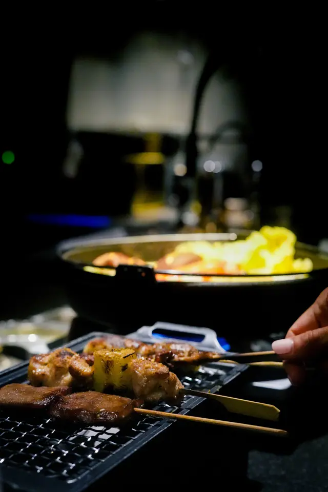 雞腎,牛脷,大蔥雞,芝士蕃薯