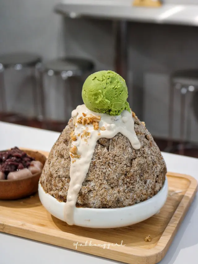 抹茶燕世雪花盛盤