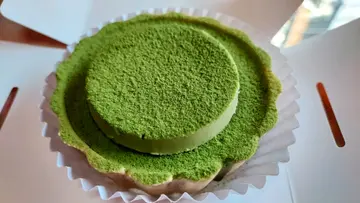 玄米抹茶麻糬挞