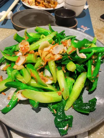 樱花虾百合炒芥兰