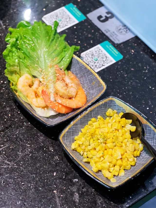 咸蛋黃金蝦&牛油粟米