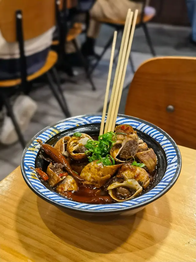 川辣酒煮東風螺