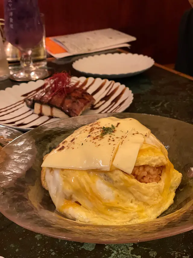 芝士旋風蛋包飯