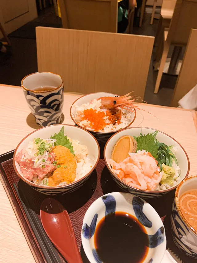 迷你北海三色丼