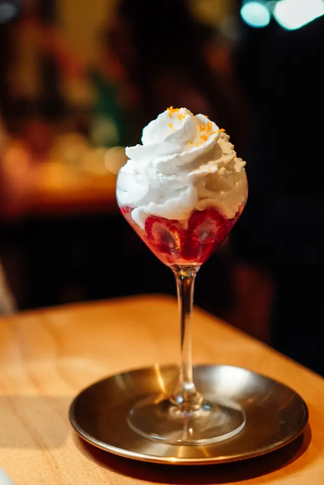 Coconut and fresh berries