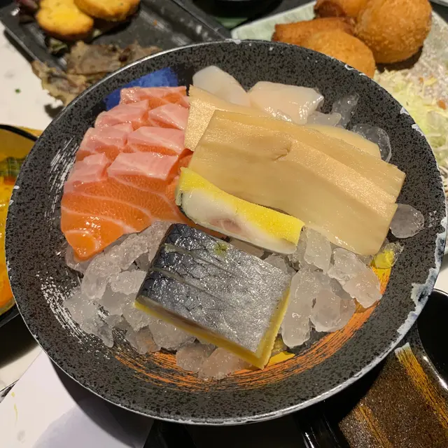 北海道帶子刺身、鮑片