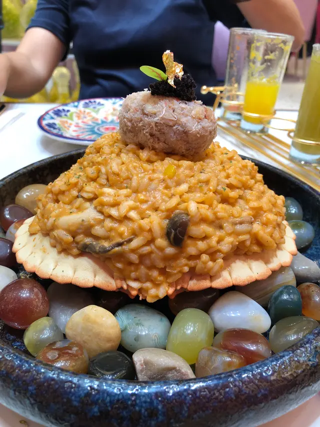 黑魚籽麵包蟹意大利飯