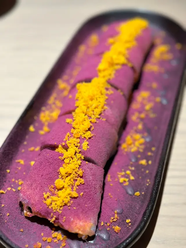 髒髒鹹蛋黃芋泥蛋餅