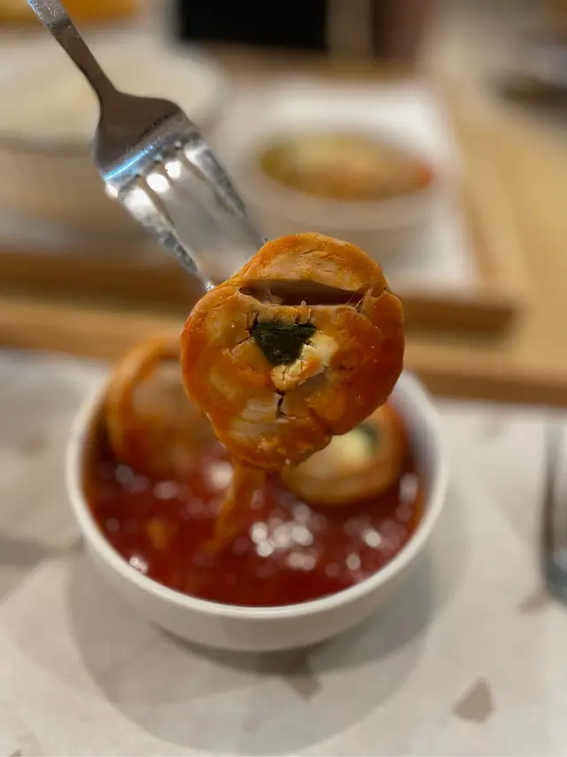 蕃茄菠菜芝士雞肉卷