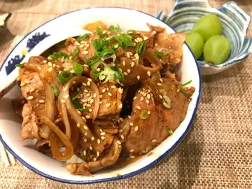 黑豚生姜烧丼