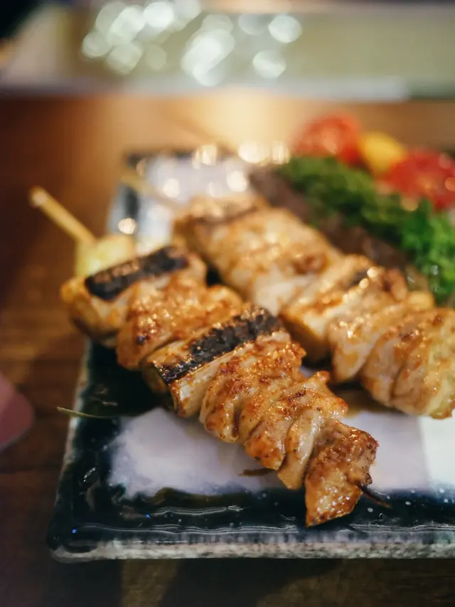 汁燒雞肉大蔥串