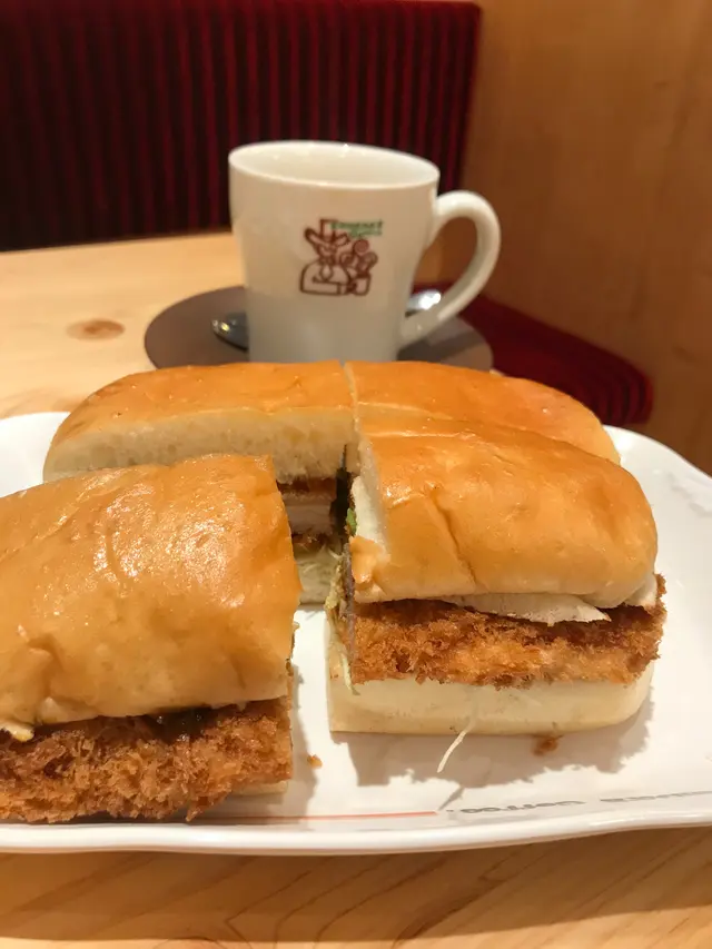 香辣炸豬扒方堡