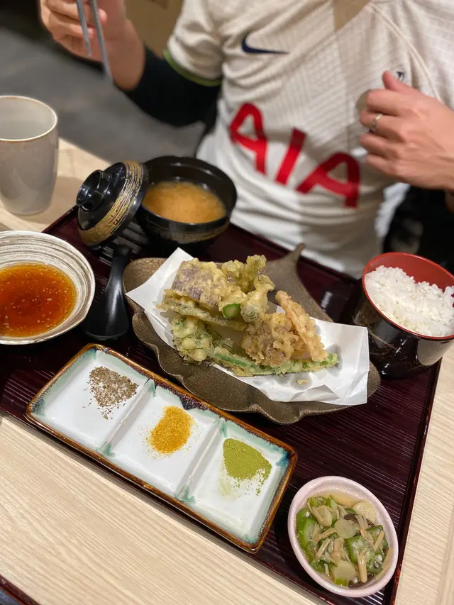 野菜天婦羅定食