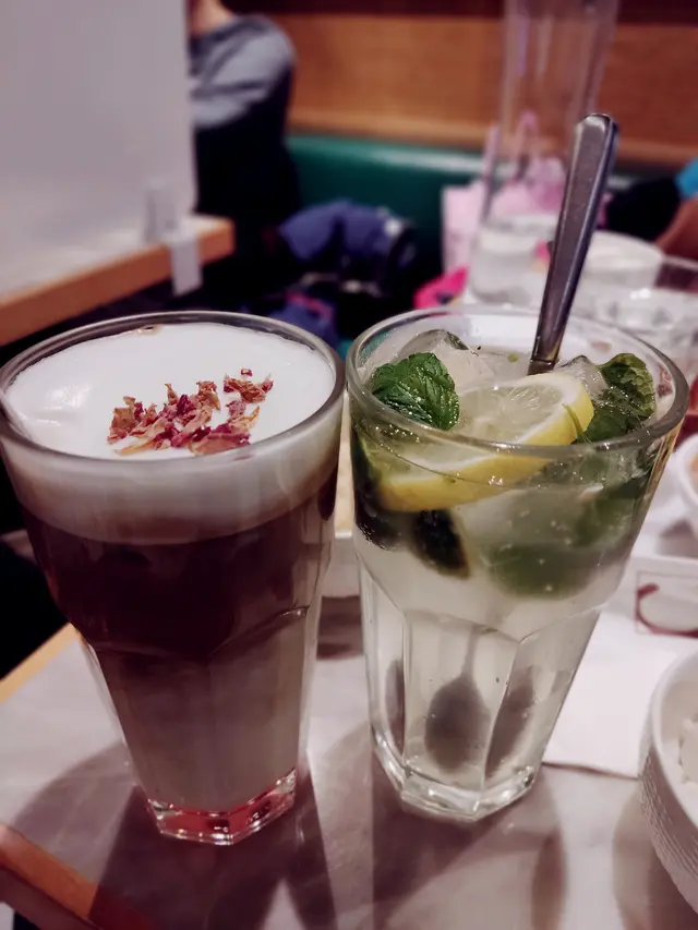 玫瑰咖啡 & 四季柑檸檬薄荷梳打