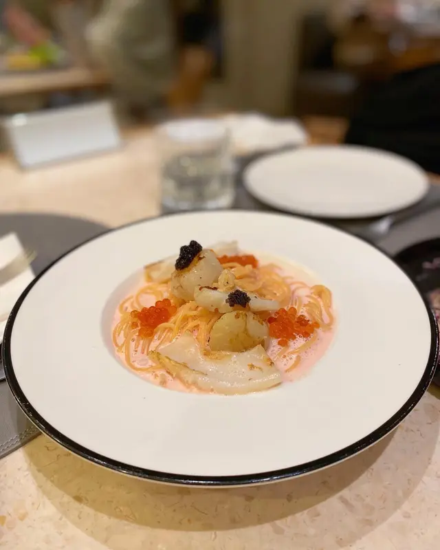 扇貝明太子意大利麵