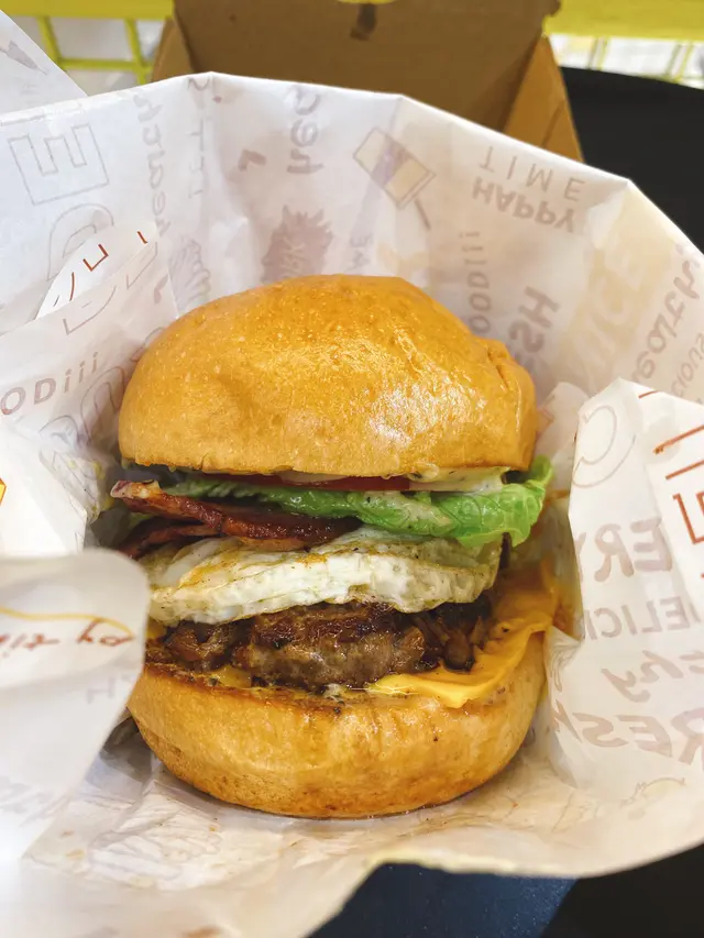 黑松露煙肉漢堡