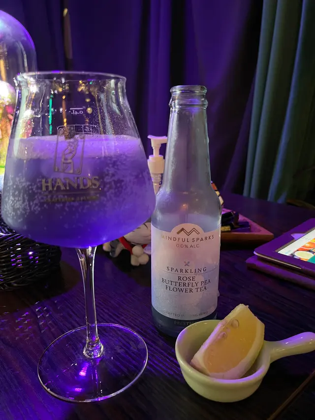 Sparkling Rose Butterfly Pea Flower Tea