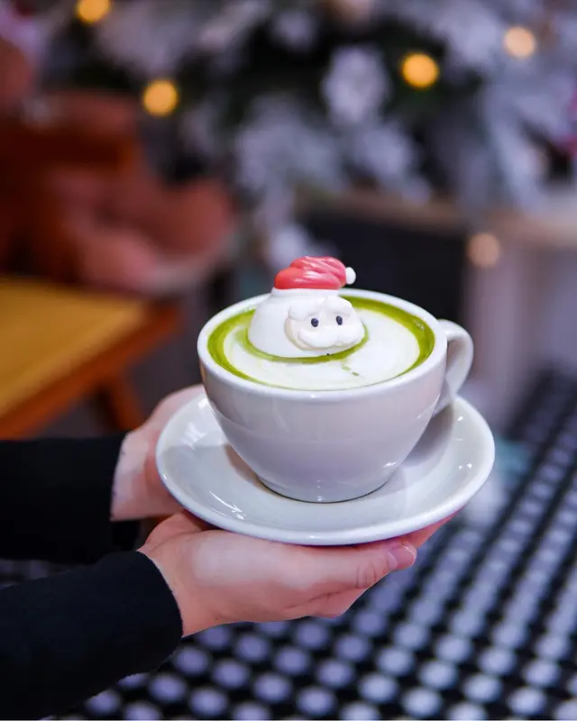 Santa Claus Matcha Latte