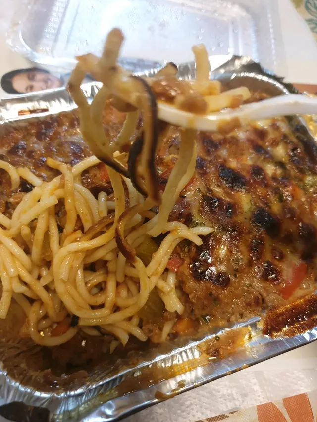 芝士焗肉醬意粉