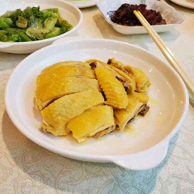 蔥油白切雞