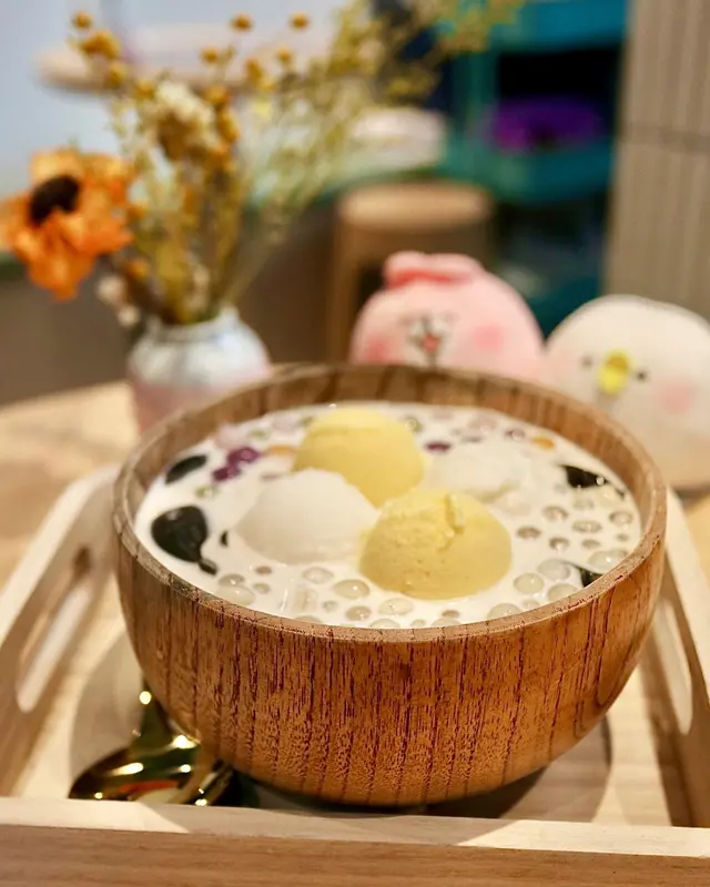招牌杏汁波波爽冰木蓮凍