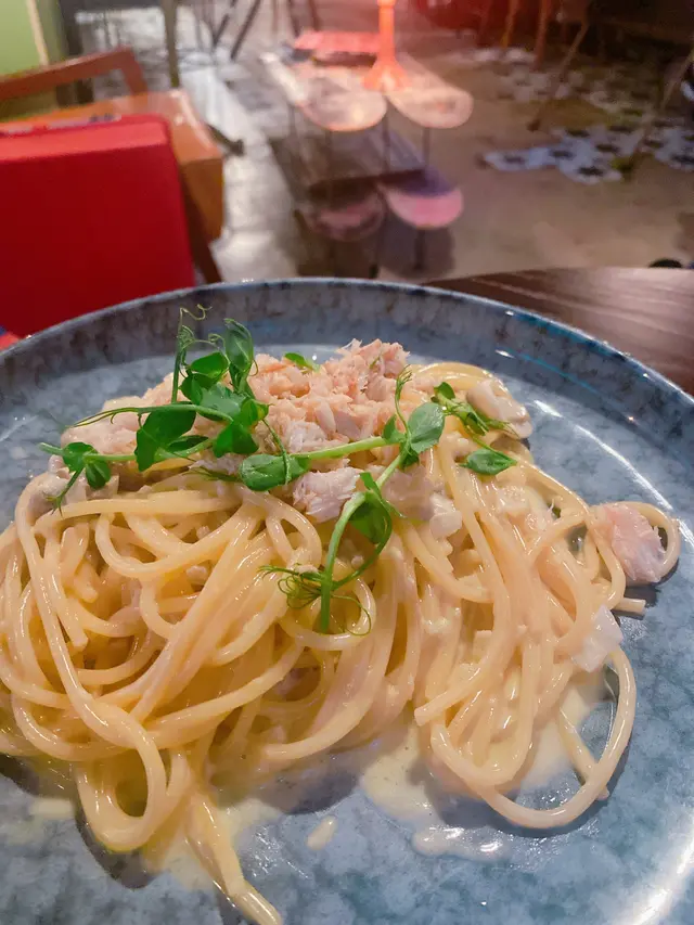 檸檬牛油蟹肉意粉