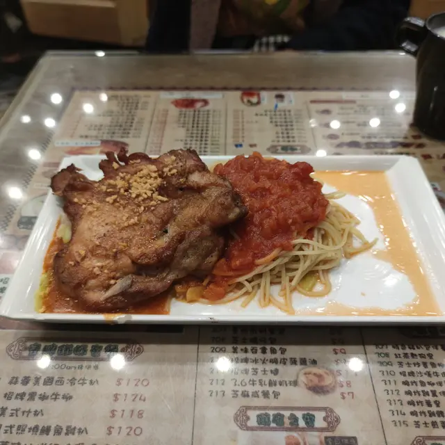 金銀蒜汁燒雞扒意