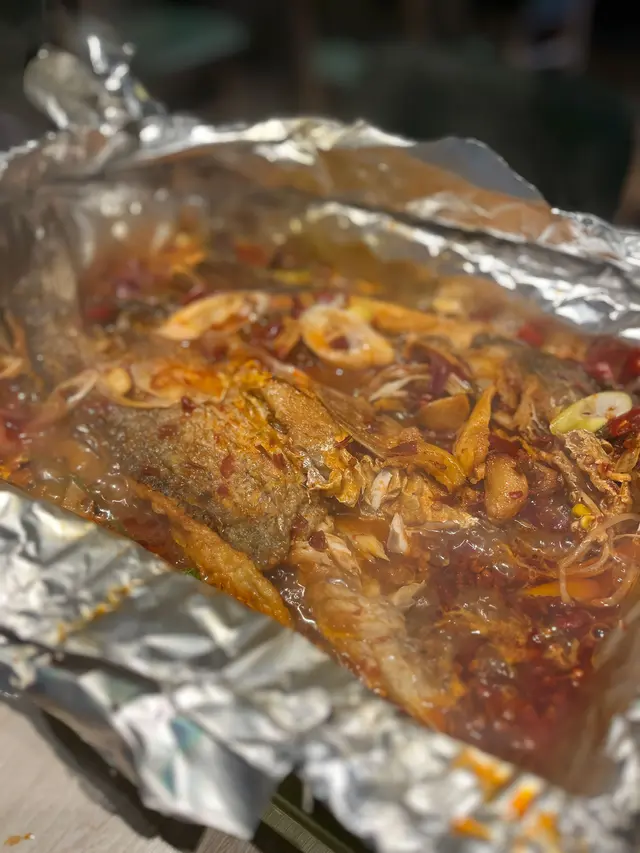 麻辣紙包爐魚
