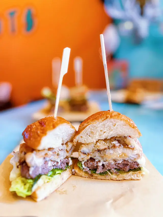 軟殼蟹牛肉漢堡