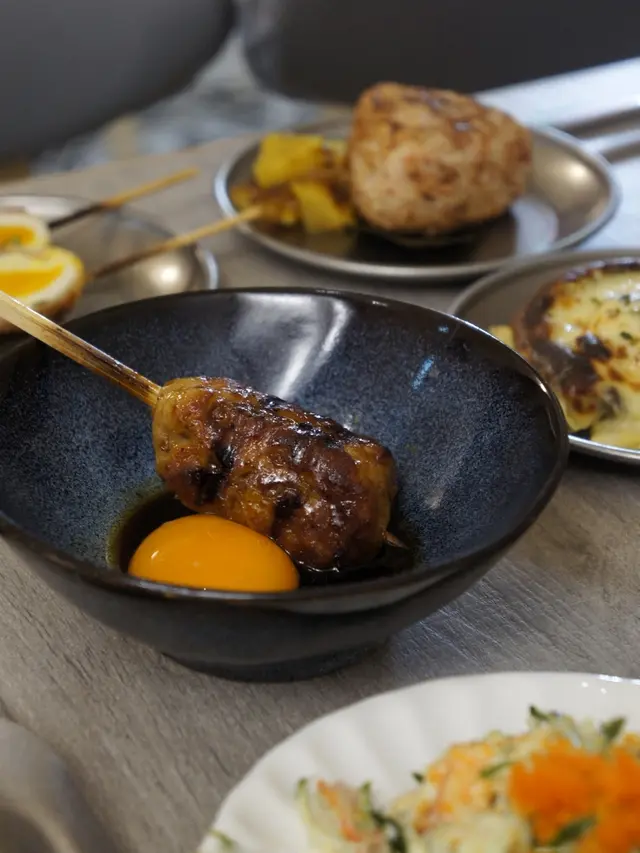 月見免治雞肉軟骨棒 ($32)