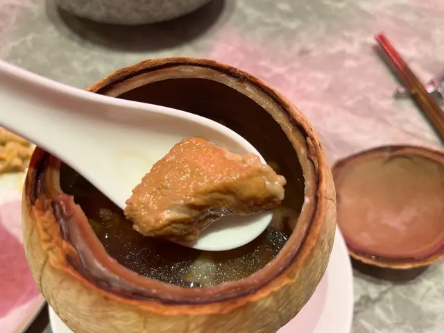 椰皇雞燉珍寶花膠