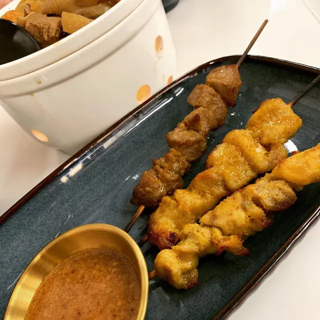 馬拉沙爹串燒3串(豬/牛/雞)