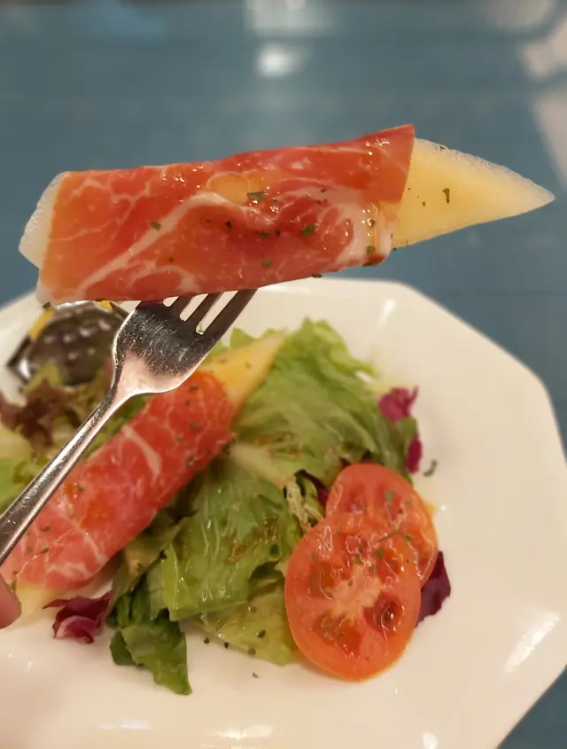 西班牙火腿蜜瓜沙律