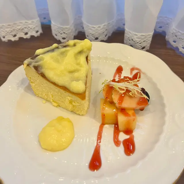 西西里檸檬奶油 自家製巴斯克芝士蛋糕