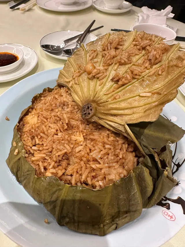 古法鮑粒鵝香荷葉絲苗