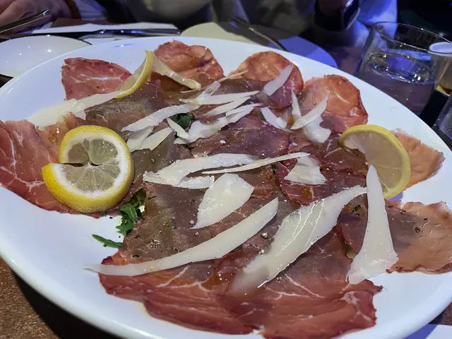 風乾牛肉配帕馬臣芝士