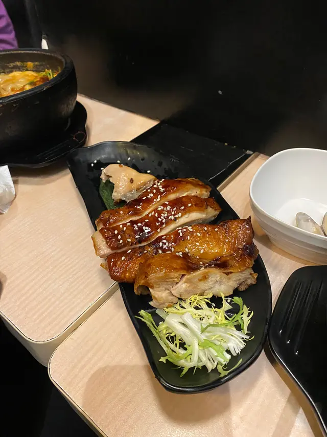 照燒雞扒石燒手打烏冬(辛辣湯)