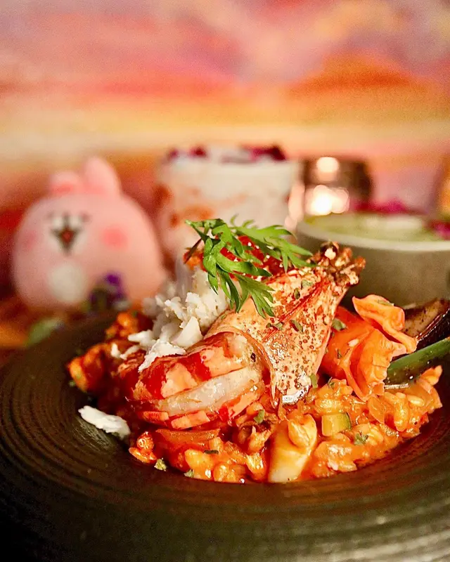 三文魚子海鮮龍蝦汁意大利飯