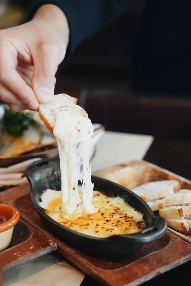 Melted Provolone Cheese