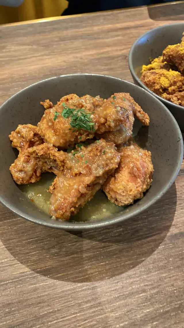 蒜蓉蜜糖味炸雞