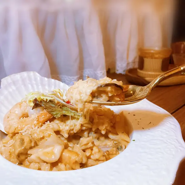 龍蝦汁扇貝海鮮意大利飯