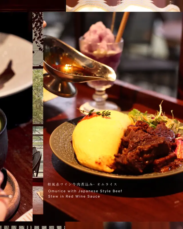 日式紅酒燉牛肉蛋包飯