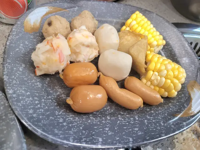 一口腸,雞肉腸,粟米