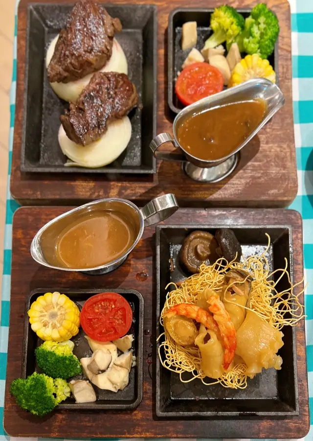 慢煮鐵板2人套餐