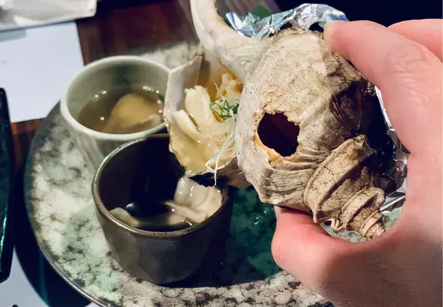 粒貝茶壺燒
