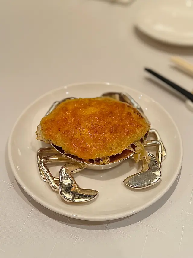 芝士焗蟹蓋