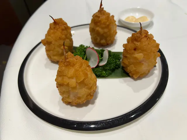 百花炸蟹拑