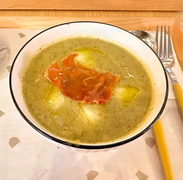 花菜巴馬火腿濃湯