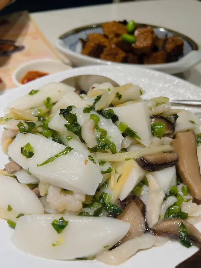 雪菜肉絲炒上海年糕