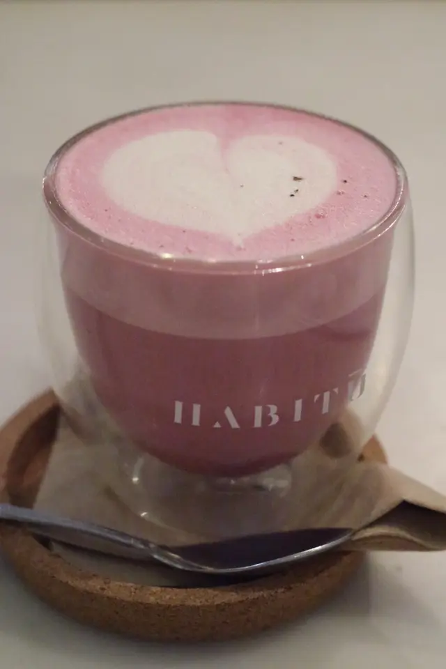 紅菜頭泡沫豆奶